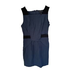 🍁 BUNDLE ONLY - 5/$15 BCBG Maxazaria Sheath Dress, Blue & Black, Women's Medium